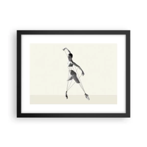 Affisch i svart ram - I världens teater - 40x30 cm