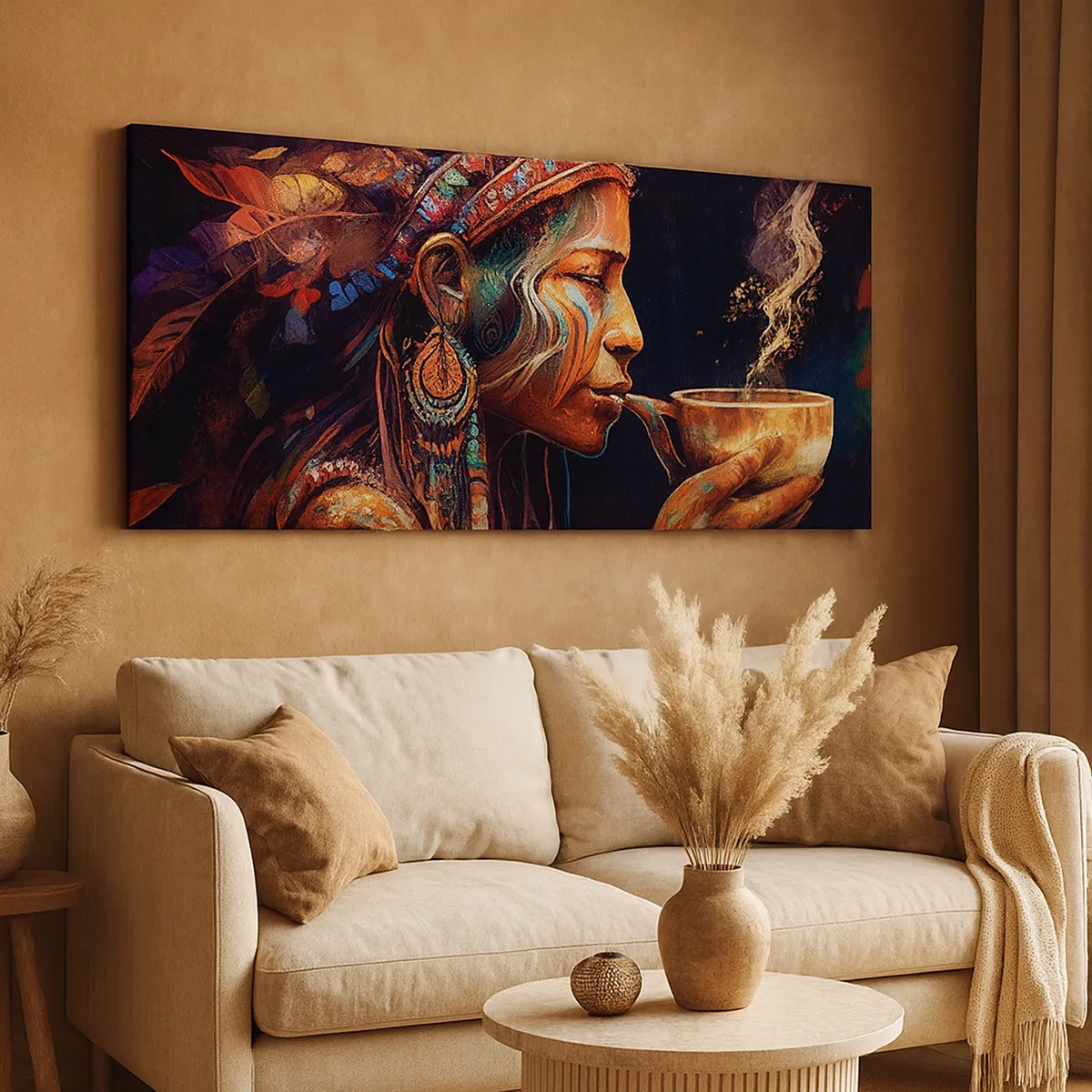 Canvastavla - Bild på duk - En magisk ritual - 30x30 cm