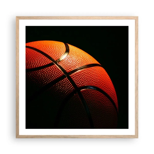 Affisch i ram av ljusek - Vacker som planeten - 60x60 cm
