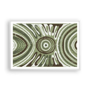 Affisch i vit ram - Explosion av känslor - 100x70 cm