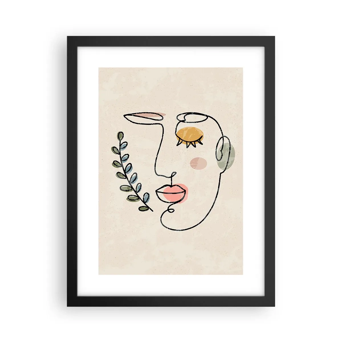 Affisch i svart ram - Återfunnet lugn - 30x40 cm