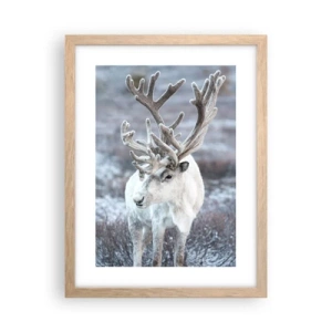 Affisch i ram av ljusek - Porträtt i solsken - 30x40 cm