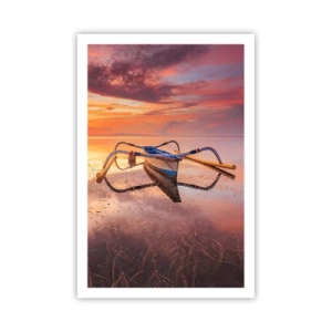 Affisch - Tropiska kvällens lugn - 61x91 cm