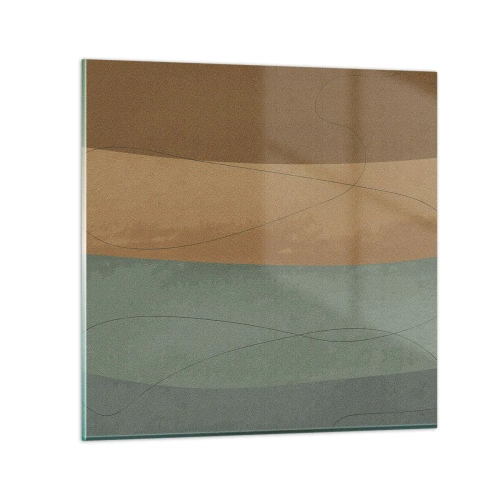 Glastavla - Bild på glas - Horisontell komposition - 50x50 cm