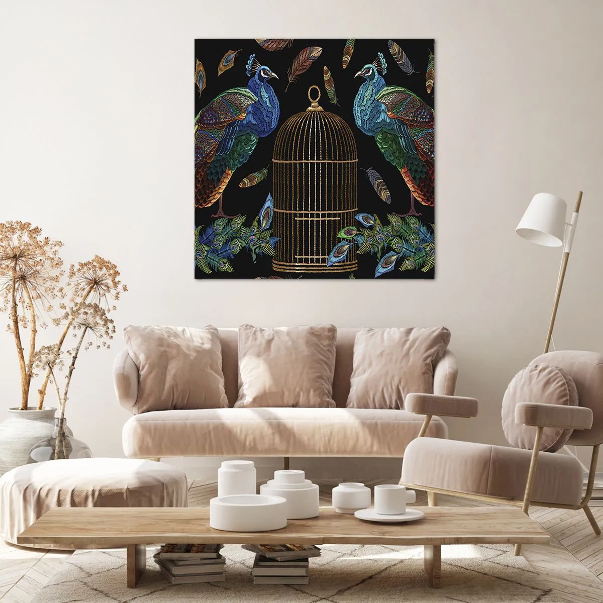 Canvastavla - Bild på duk - I kungliga kläder - 70x70 cm