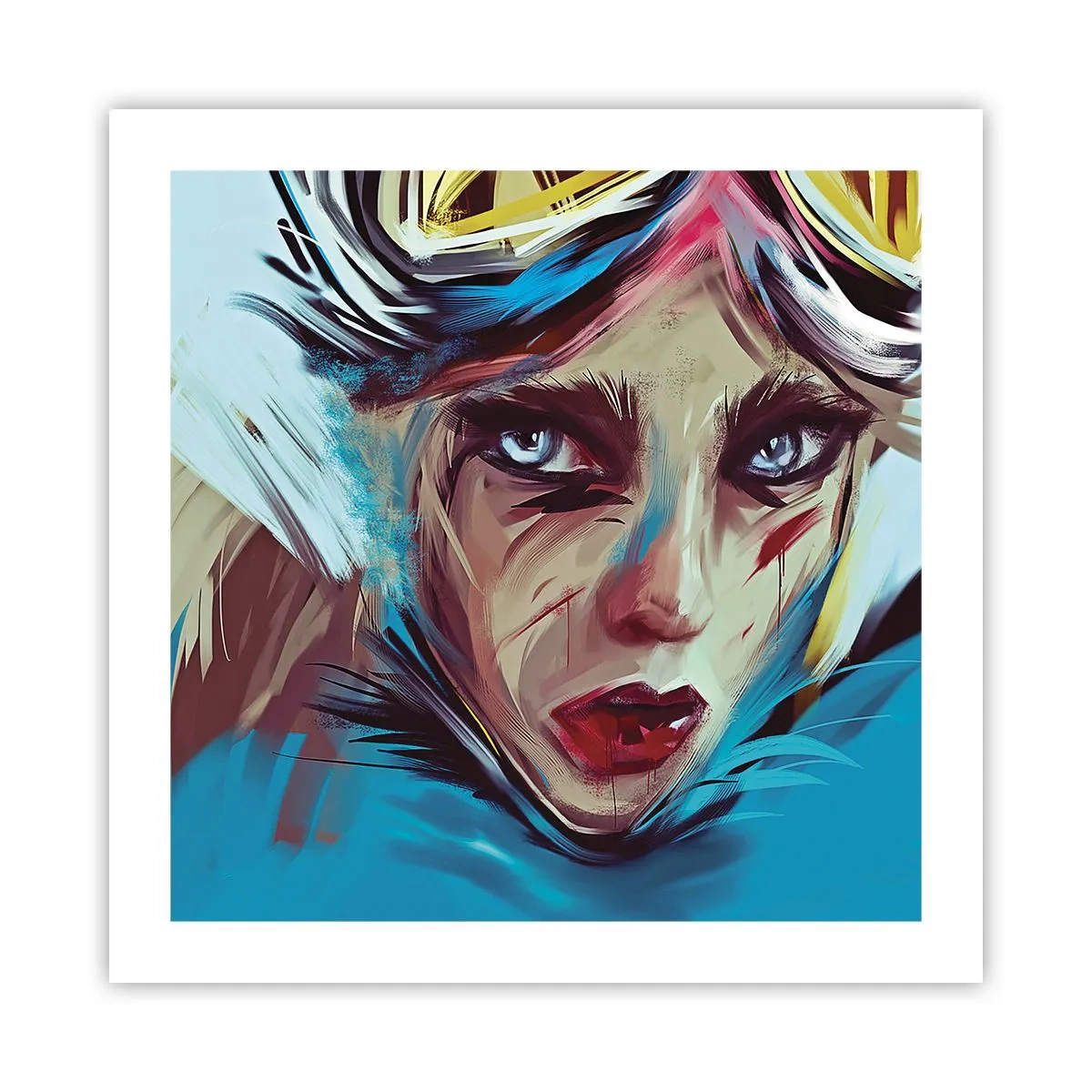 Affisch - Vägkämpe - 50x50 cm