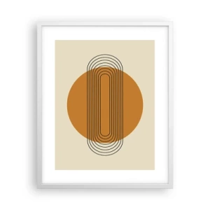 Affisch i vit ram - Perfekt plan - 40x50 cm