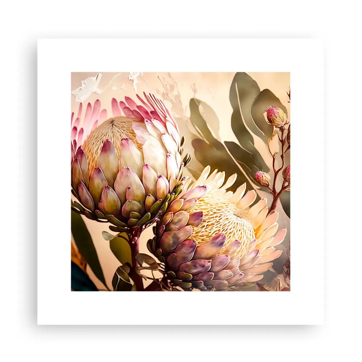 Affisch - Ömsint omfamnad - 30x30 cm