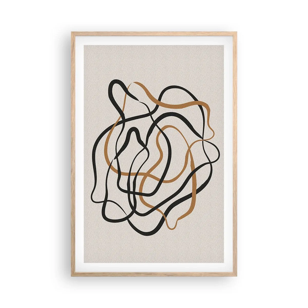 Affisch i ram av ljusek - Allt har gått fel - 61x91 cm