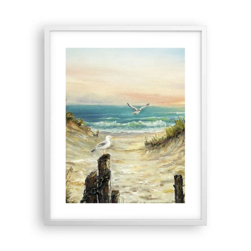 Affisch i vit ram - Vindstilla - 40x50 cm