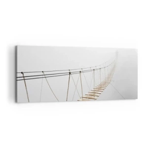 Canvastavla - Bild på duk - Vart leder den dig? - 100x40 cm