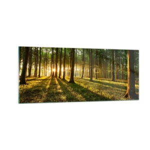 Glastavla - Bild på glas - Fotografi av alla vårar - 100x40 cm
