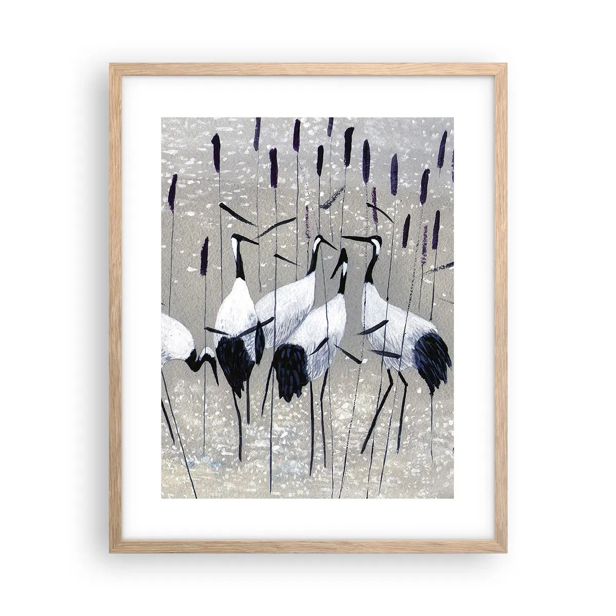 Affisch i ram av ljusek - Bland sina - 40x50 cm