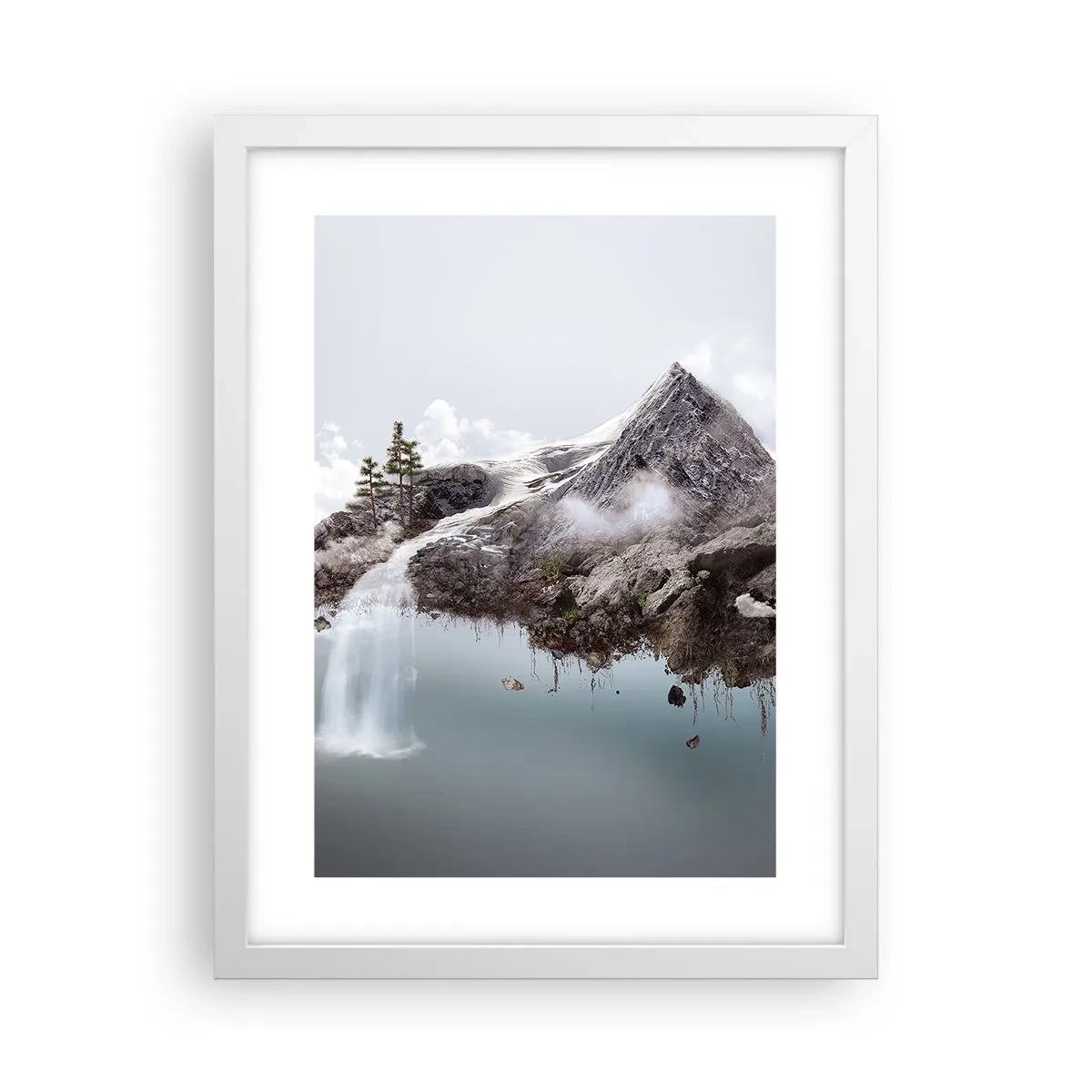 Affisch i vit ram - Med surrealistens öga - 30x40 cm