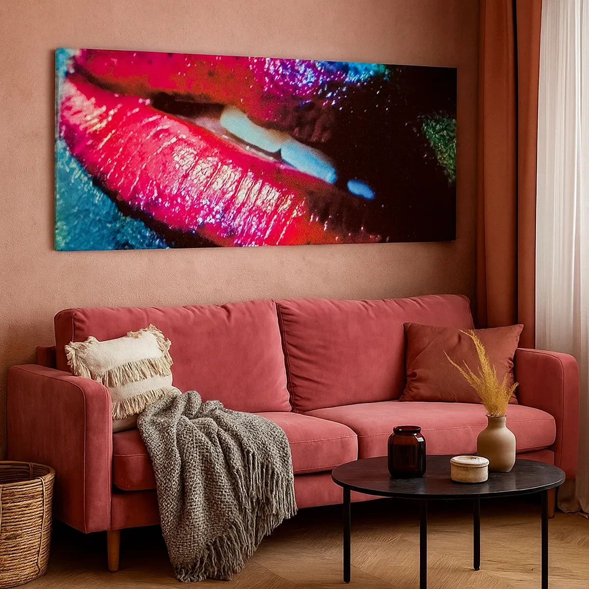 Canvastavla - Bild på duk - Sensuella och oroväckande - 30x30 cm