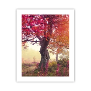 Affisch - Våldsam blommande - 40x50 cm