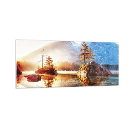 Glastavla - Bild på glas - Naturen i ett nytt ljus - 100x40 cm