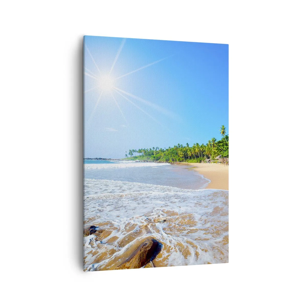 Canvastavla - Bild på duk - Exotisk plats för dig - 70x100 cm