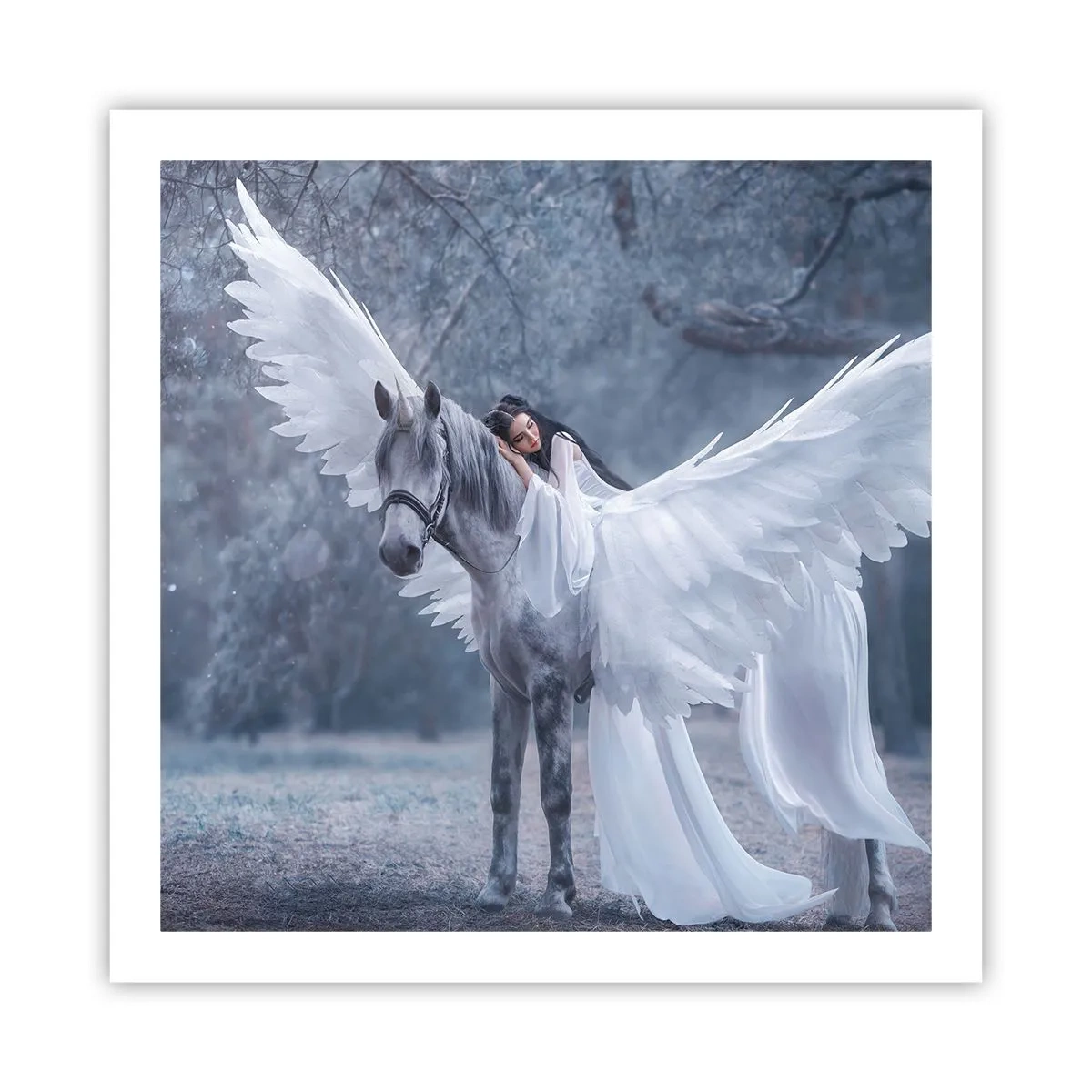 Affisch - En stund full av inspiration - 60x60 cm