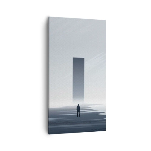 Canvastavla - Bild på duk - Möjlighet eller hot? - 55x100 cm