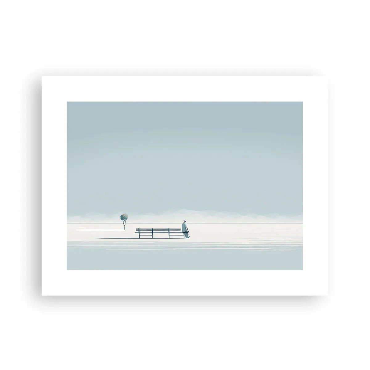 Affisch - Ja, jag väntar. - 40x30 cm