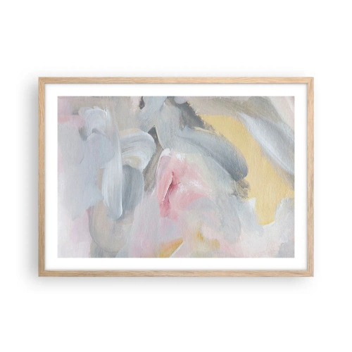 Affisch i ram av ljusek - I en pastellfärgad värld - 70x50 cm