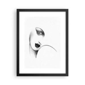 Affisch i svart ram - I Łempickas stil - 30x40 cm