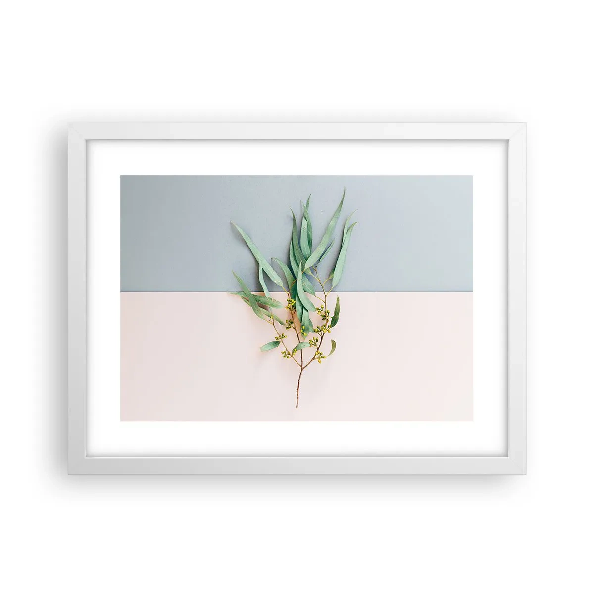 Affisch i vit ram - Pastellens subtilitet - 40x30 cm