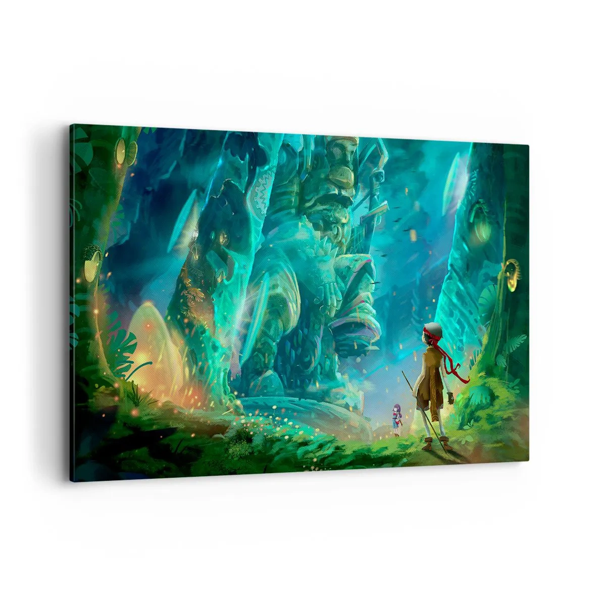 Canvastavla - Bild på duk - Från den stora sagoboken - 120x80 cm