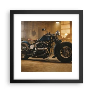 Affisch i svart ram - Jag kan allt - 30x30 cm