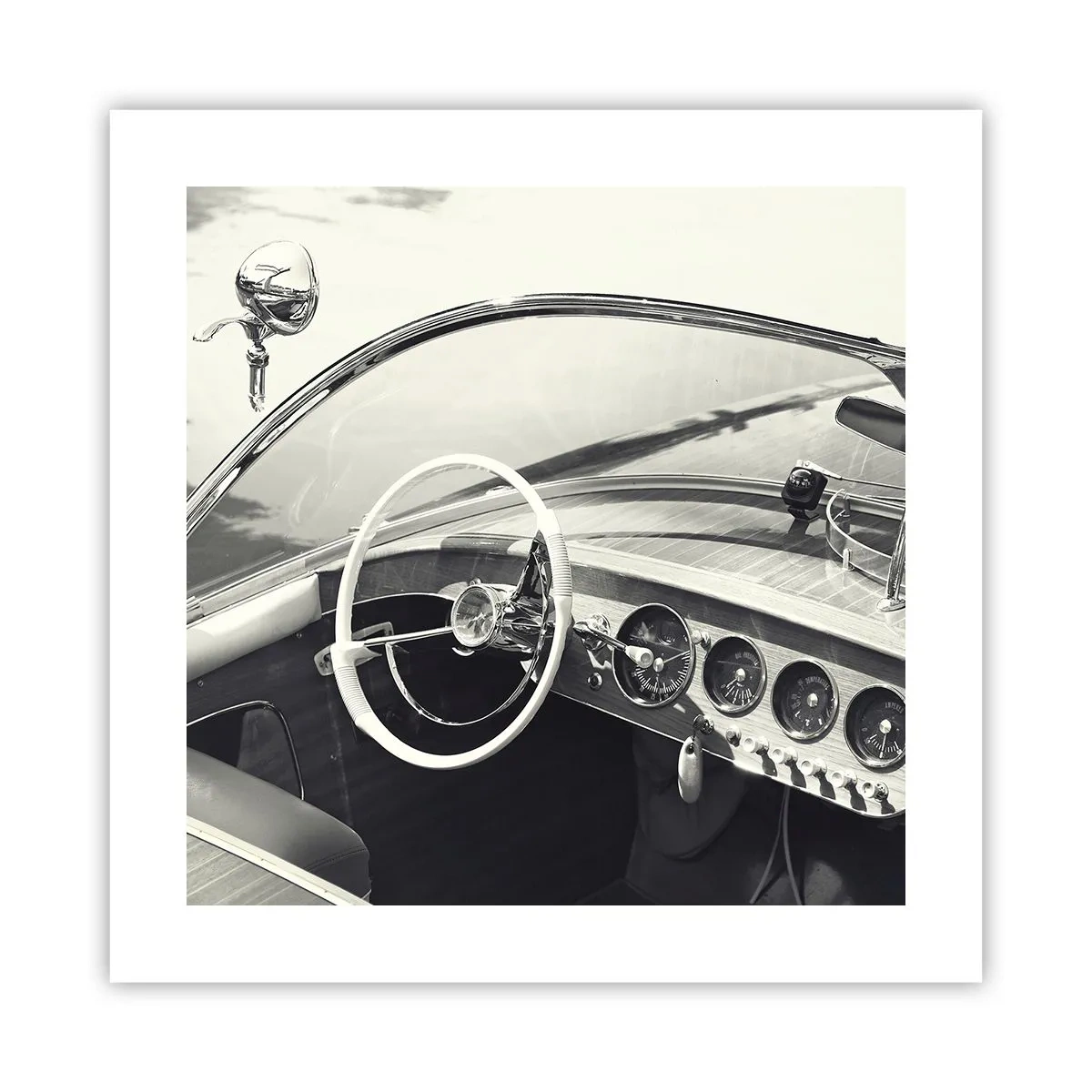 Affisch - Väder för de rika - 40x40 cm