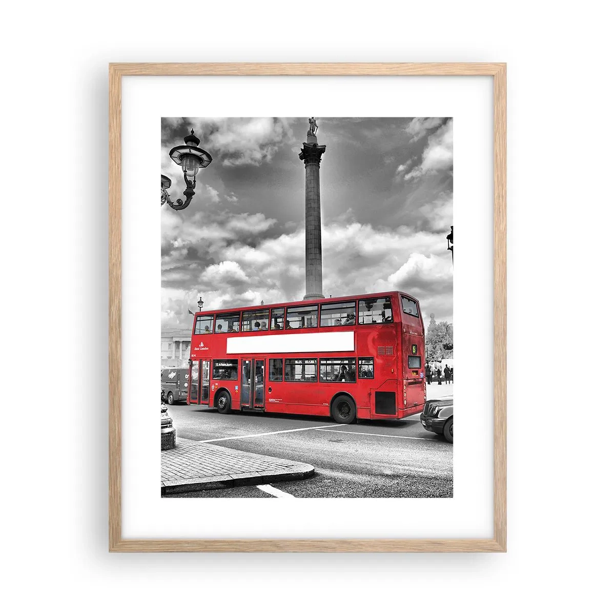 Affisch i ram av ljusek - Stadens riktiga blodomlopp - 40x50 cm