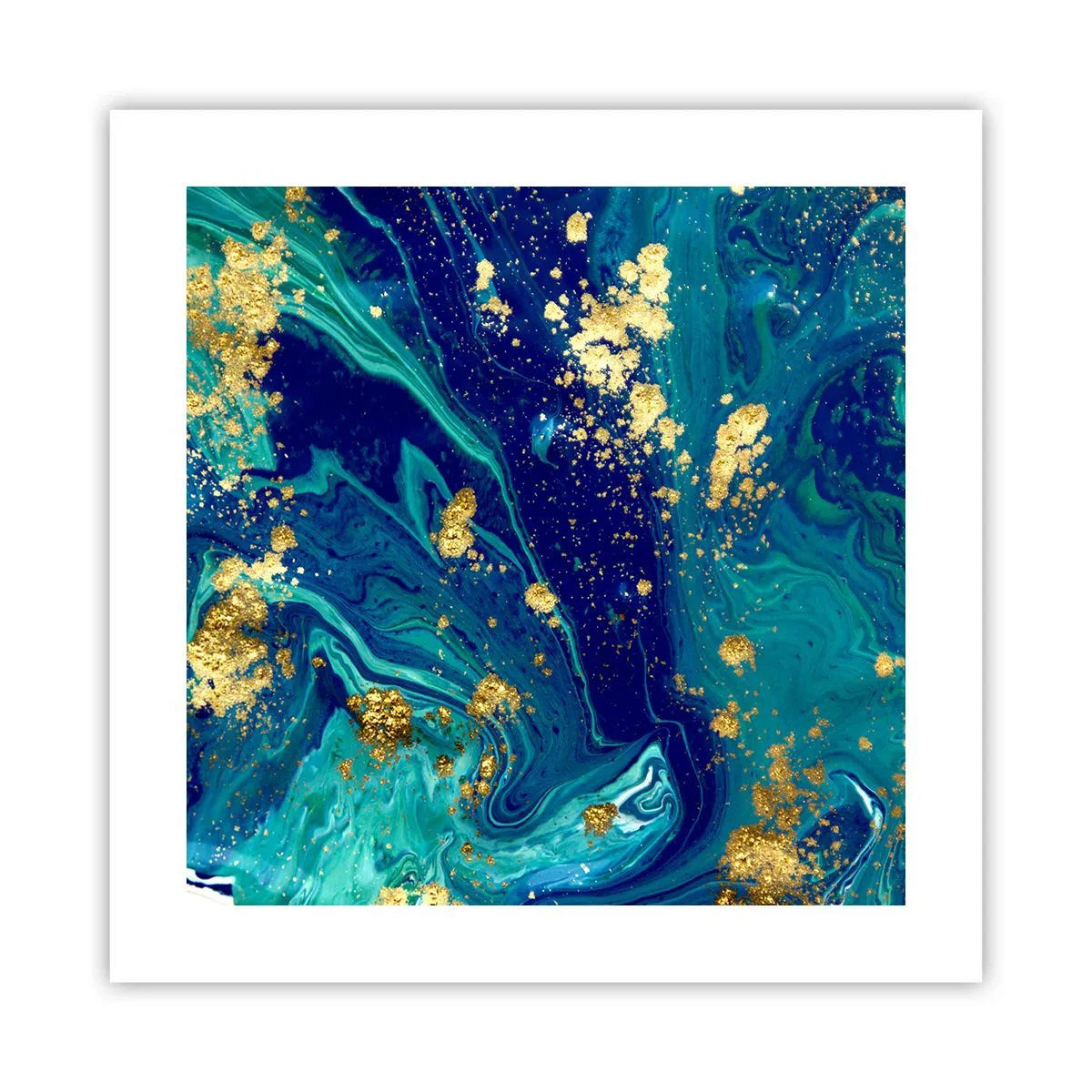 Affisch - Solflingor  - 40x40 cm