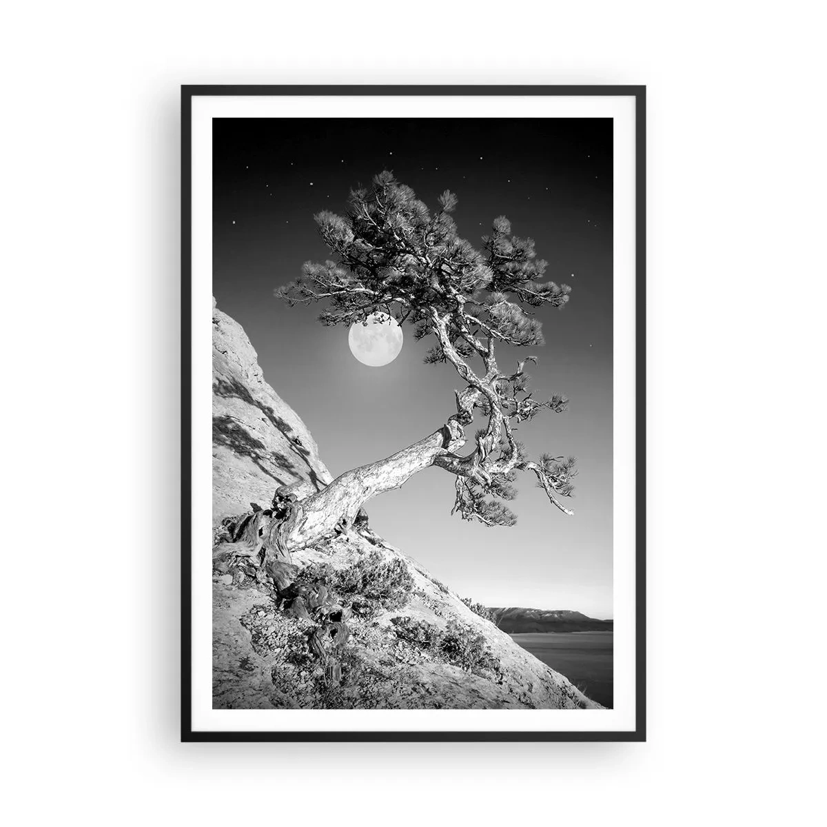 Affisch i svart ram - Segerrik kämpe - 70x100 cm