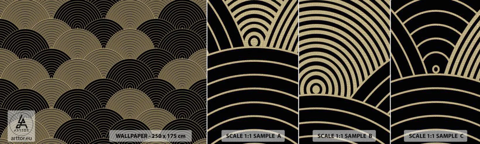 Provbit av fototapet Premium Canvas - Enighet i mångfald - Abstraktion, Grafik, distrikt - 100x30 cm