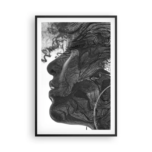 Affisch i svart ram - Tilltrasslad i drömmarna - 61x91 cm