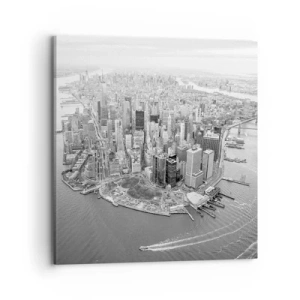 Canvastavla - Bild på duk - Hur man inte älskar? - 70x70 cm