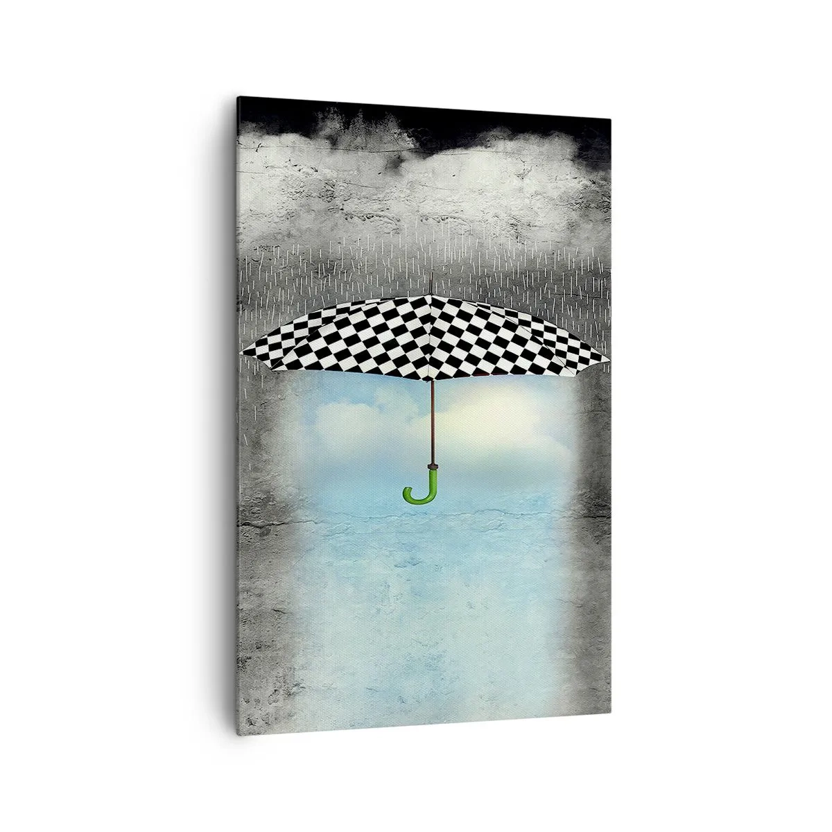 Canvastavla - Bild på duk - Det är möjligt trots allt - 80x120 cm