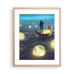 Affisch i ram av ljusek - Saker som filosoferna inte drömt om - 40x50 cm