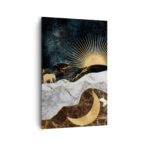 Canvastavla - Bild på duk - Eviga lagar - 80x120 cm