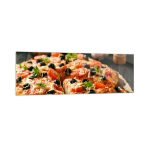 Glastavla - Bild på glas - Färdigt bakat - 160x50 cm