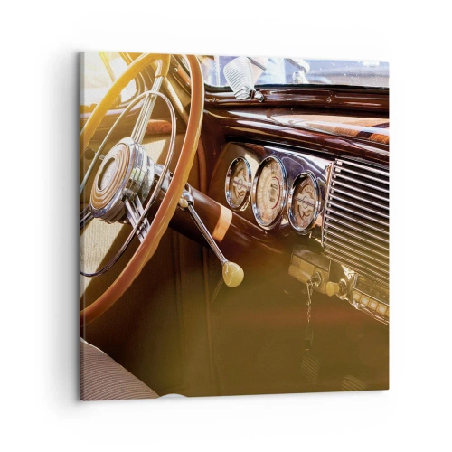 Canvastavla - Bild på duk - Smak av lyx från det förflutna - 50x50 cm