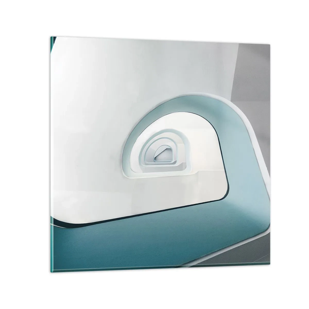 Glastavla - Bild på glas - Till det blåas botten - 70x70 cm