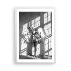 Affisch i vit ram - Direkt från himlen - 50x70 cm