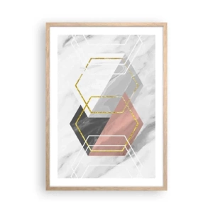 Affisch i ram av ljusek - Kedjekomposition - 50x70 cm