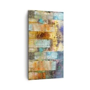 Canvastavla - Bild på duk - Solig metropol - 45x80 cm