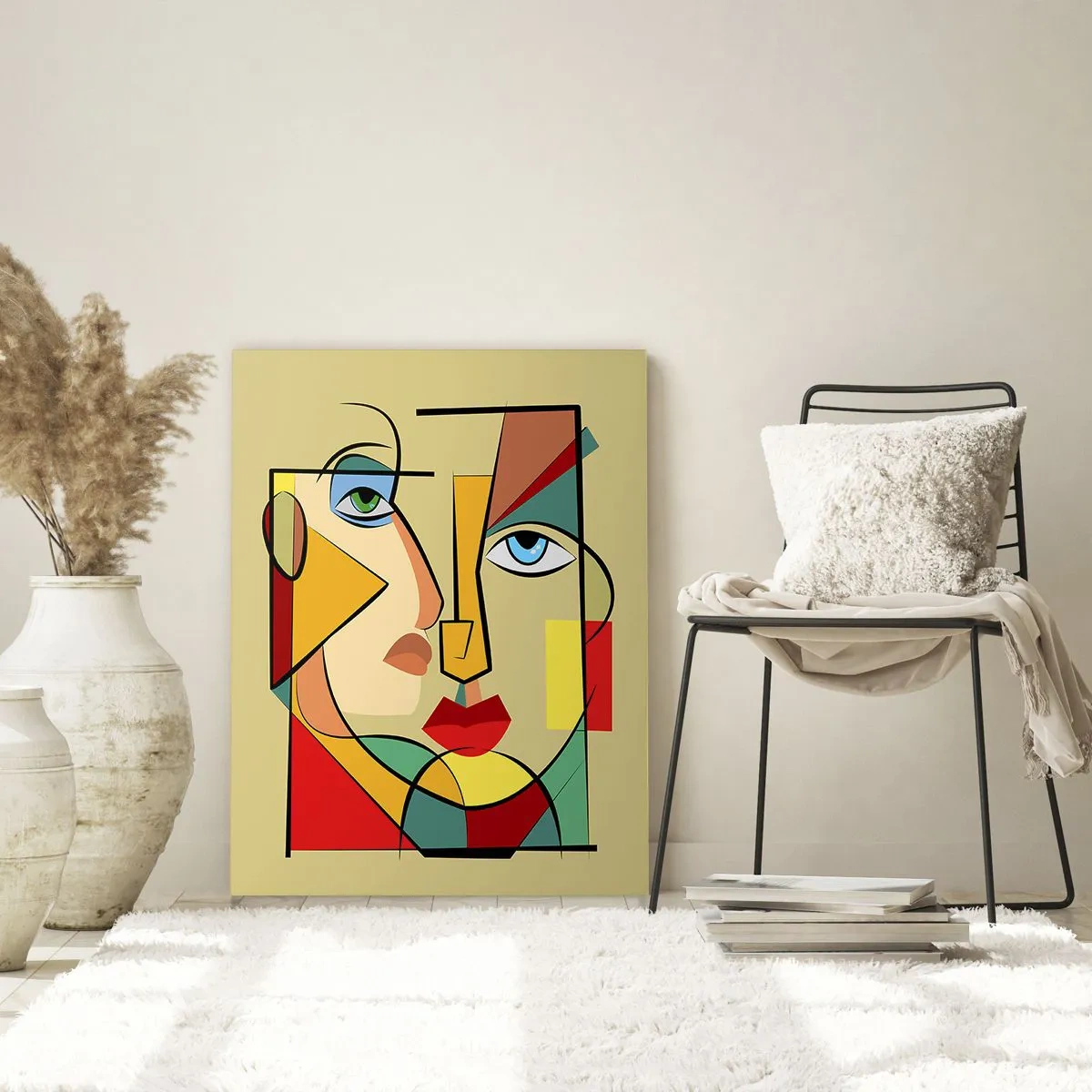 Glastavla - Bild på glas - Ett matchande par - 80x120 cm