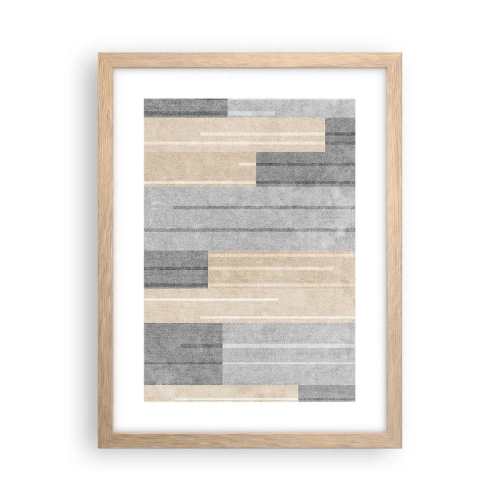 Affisch i ram av ljusek - Komposition: allt i lod - 30x40 cm