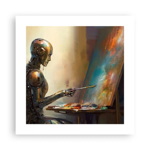 Affisch - Framtidens konst - 40x40 cm