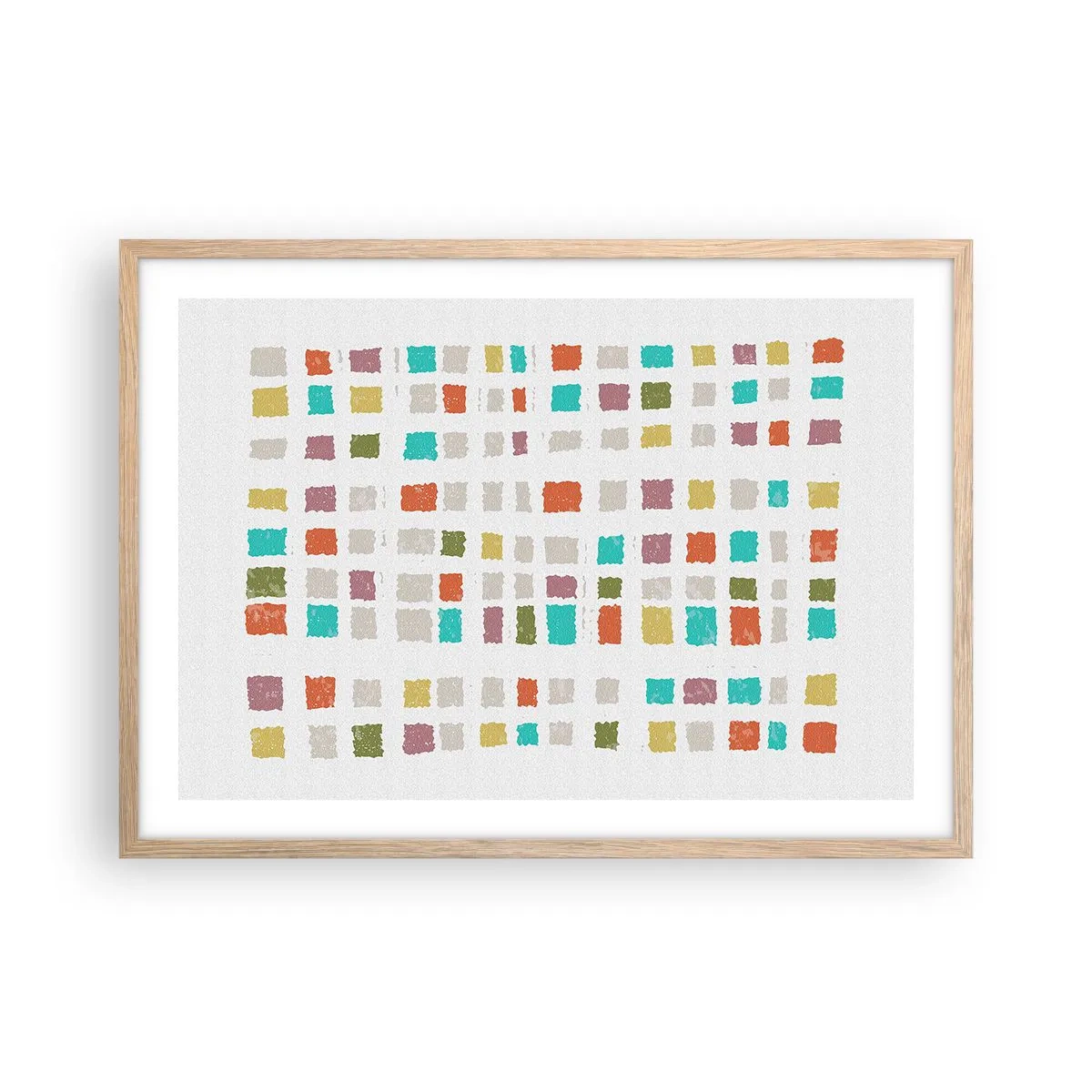 Affisch i ram av ljusek - Ett okänt spel - 70x50 cm